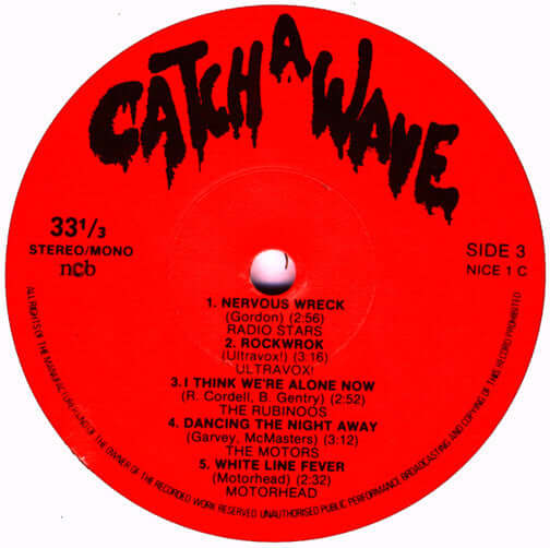Various : Catch A Wave (2x10", Comp, Mono)
