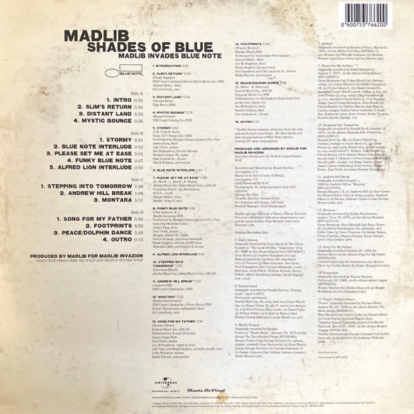 Madlib : Shades Of Blue (2xLP, Album, RE, 180)