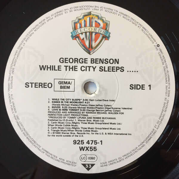 George Benson : While The City Sleeps... (LP, Album)