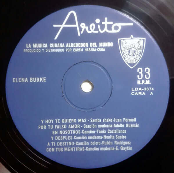 Elena Burke : Elena Burke (LP, Album)