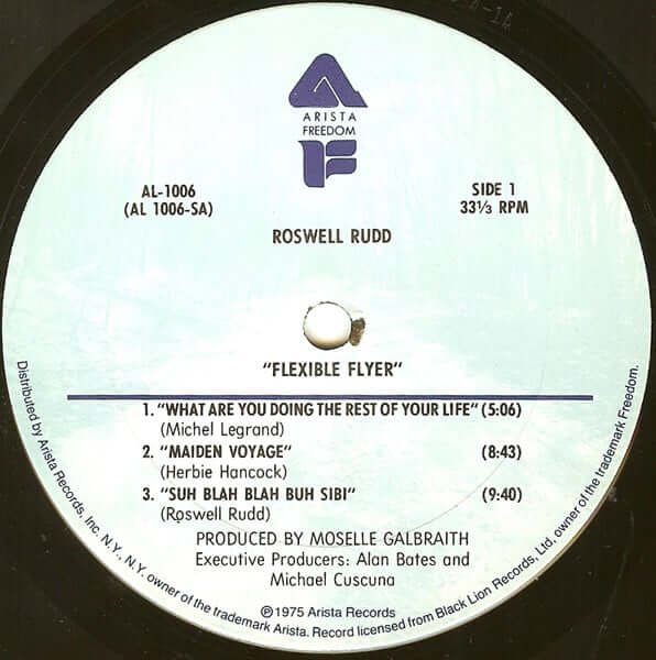 Roswell Rudd Featuring Hod O'Brien & Sheila Jordan : Flexible Flyer (LP, Album)