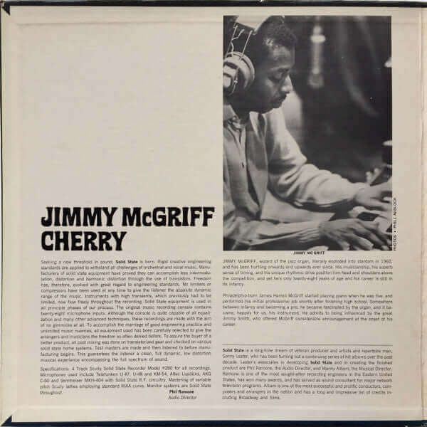 Jimmy McGriff : Cherry (LP, Album, Gat)