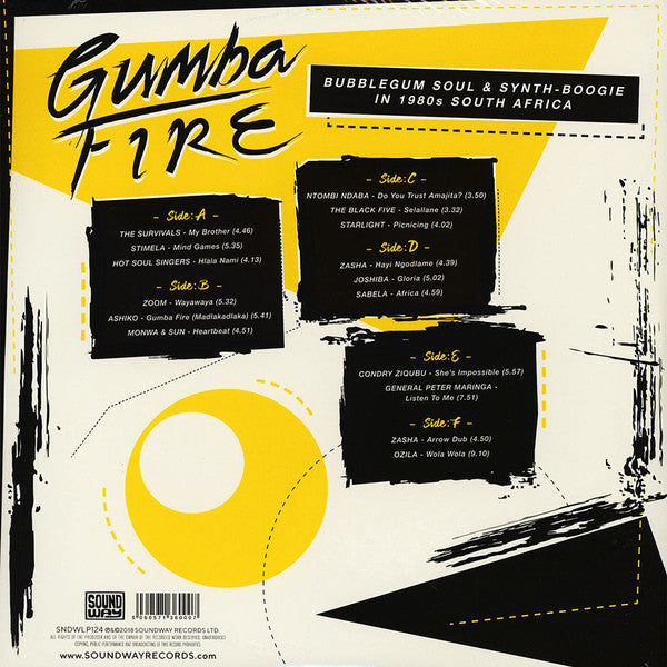 Various ~ Gumba Fire (Bubblegum Soul & Synth-Boogie In 1980s South Africa) (Vinyl) - Djungel & Jazz