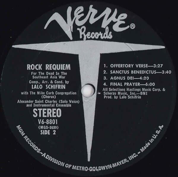 Lalo Schifrin : Rock Requiem (LP, Album)