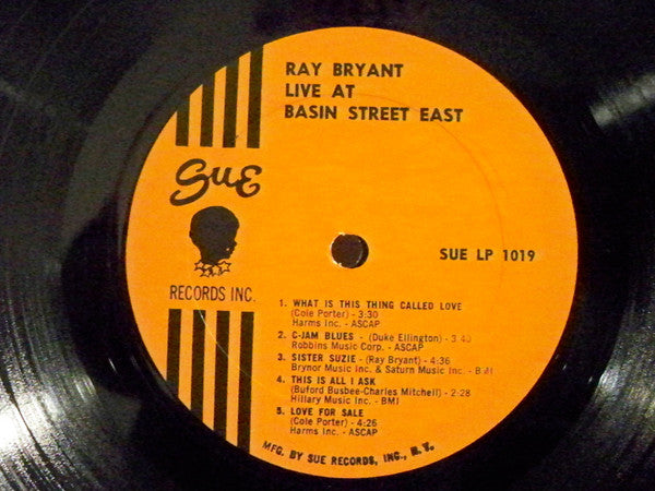 Ray Bryant : Live At Basin Street East (LP, Album, Mono)
