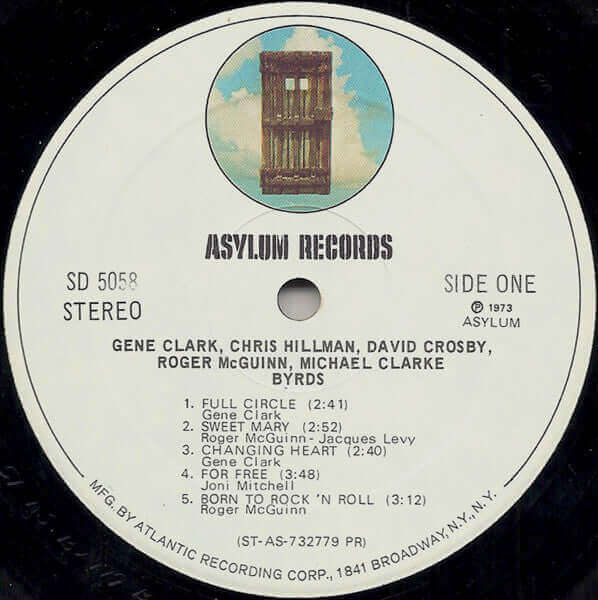 Gene Clark, Chris Hillman, David Crosby, Roger McGuinn, Michael Clarke : Byrds (LP, Album, PR )