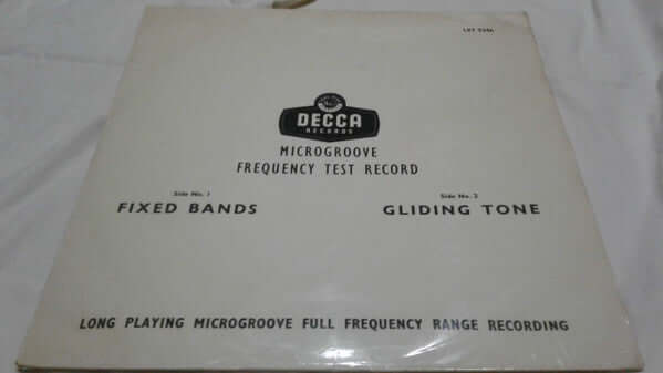 No Artist : Microgroove Frequency Test Record (LP)