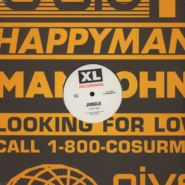 Jungle (12) : Happy Man / House In LA (12", Single)