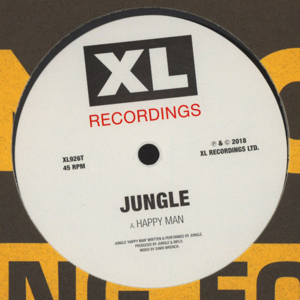 Jungle (12) : Happy Man / House In LA (12", Single)