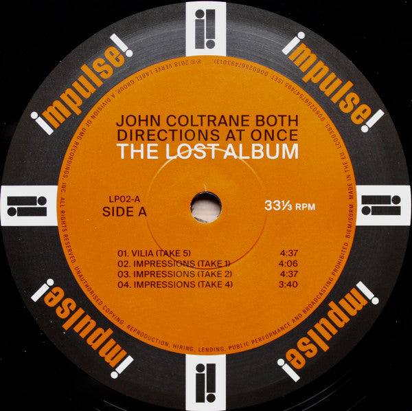 John Coltrane : Both Directions At Once: The Lost Album (2xLP, Album, Mono, Dlx, 180)