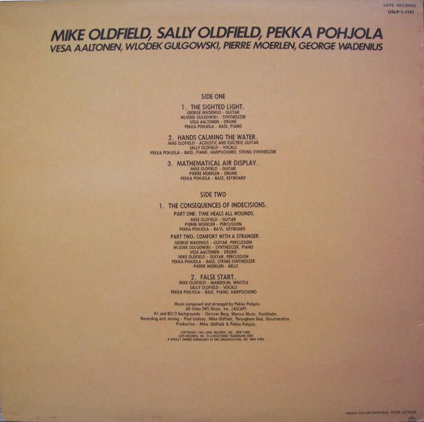 Mike Oldfield, Sally Oldfield, Pekka Pohjola : US-101 (LP, Album)
