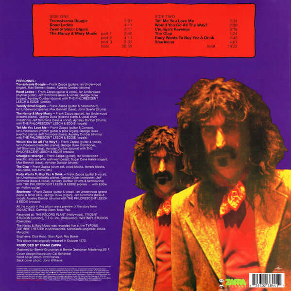 Frank Zappa ~ Chunga's Revenge (Vinyl) - Djungel & Jazz