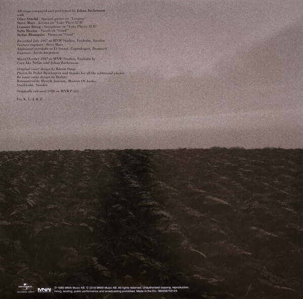Johan Zachrisson : Soil (LP, RP, 30t)