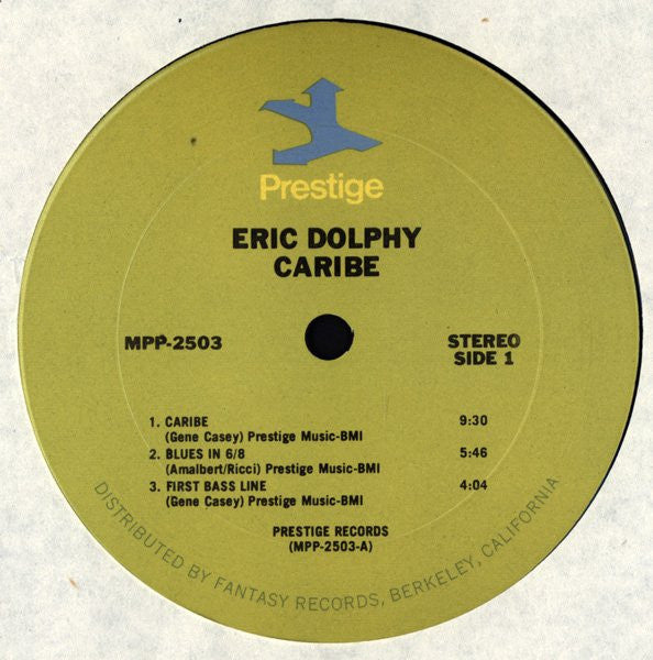Eric Dolphy With The Latin Jazz Quintet* : Caribé (LP, Album, RE)