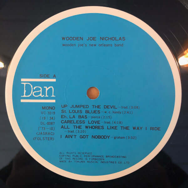 Wooden Joe Nicholas : Wooden Joe Nicholas Vol.2 (LP, Comp, Mono)