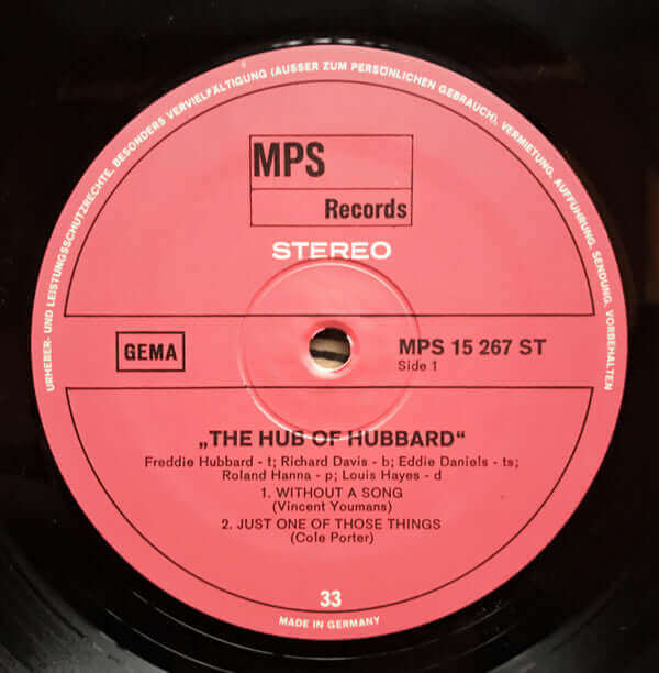 Freddie Hubbard : The Hub Of Hubbard (LP, Album, Gat)