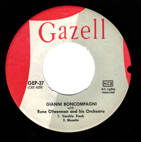 Gianni Boncompagni : Sings Modugno (7", EP)