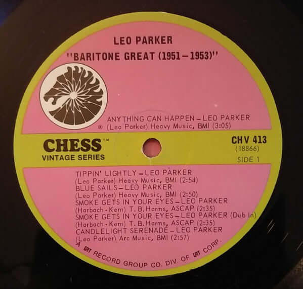 Leo Parker : The Late Great King Of The Baritone Sax (LP, Album)