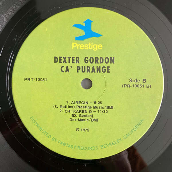 Dexter Gordon : Ca' Purange (LP, Album)