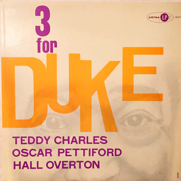 Teddy Charles Trio : 3 For Duke (LP, Album, Mono)