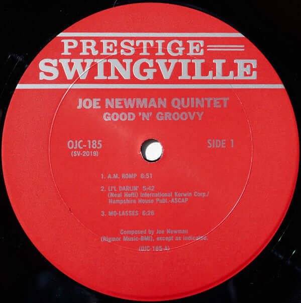 Joe Newman With Frank Foster : Good 'N' Groovy (LP, Album, RE)