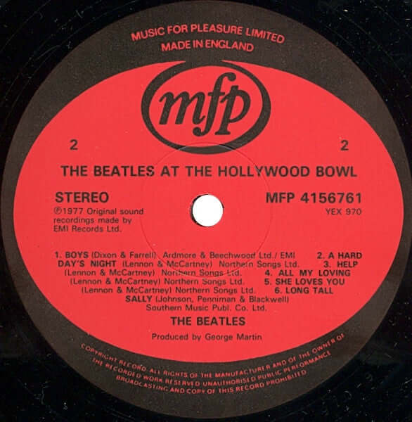 The Beatles : The Beatles At The Hollywood Bowl (LP, RE)
