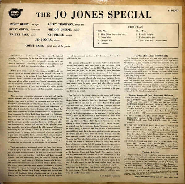Jo Jones : The Jo Jones Special (LP, Album, Mono)
