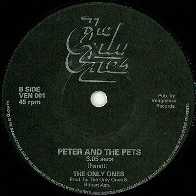 The Only Ones : Lovers Of Today (7")