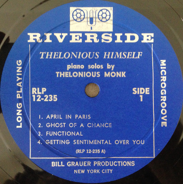 Thelonious Monk : Thelonious Himself (LP, Album, Mono, RP, Dee)