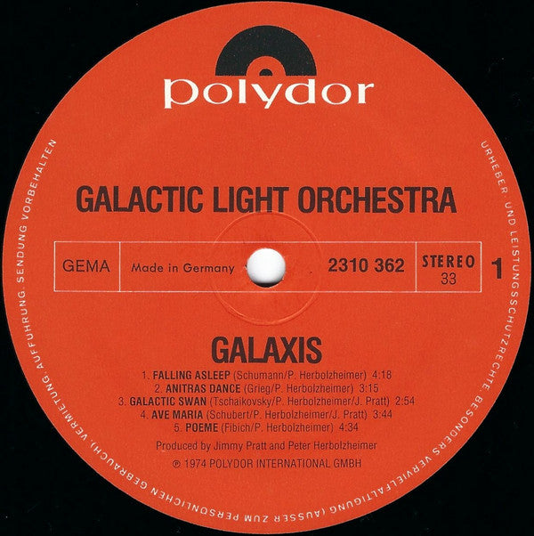 Time Travellers (5) / The Galactic Light Orchestra : Galaxis (LP, Album)