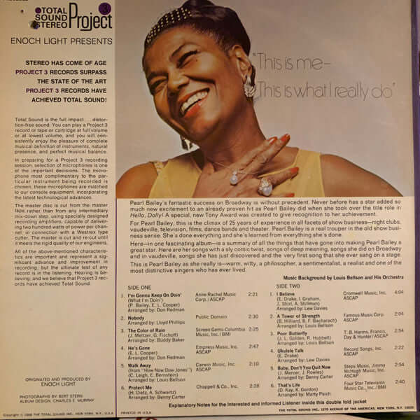 Pearl Bailey : The Real Pearl (LP, Album, Gat)