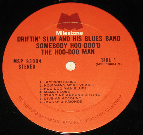 Driftin' Slim And His Blues Band* : Somebody Hoo-Doo'd The Hoo-Doo Man (LP, Album)