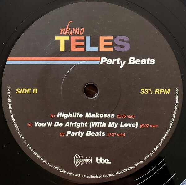 Nkono Teles : Party Beats (LP, Album, RE)