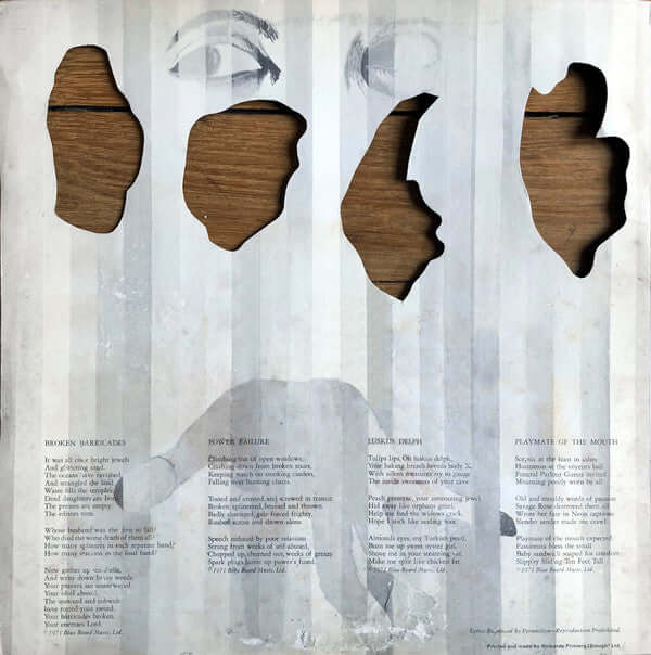 Procol Harum : Broken Barricades (LP, Album, Die)