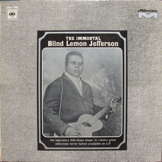 Blind Lemon Jefferson : The Immortal Blind Lemon Jefferson (LP, Comp, Mono)