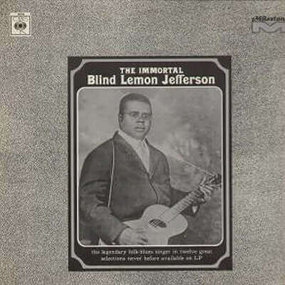 Blind Lemon Jefferson : The Immortal Blind Lemon Jefferson (LP, Comp, Mono)