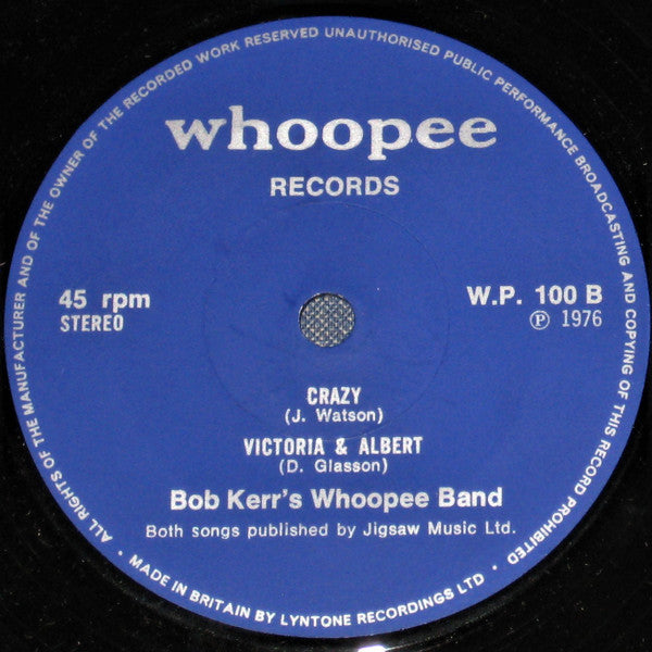 Bob Kerr's Whoopee Band : The Tap Dance Man (7", EP)