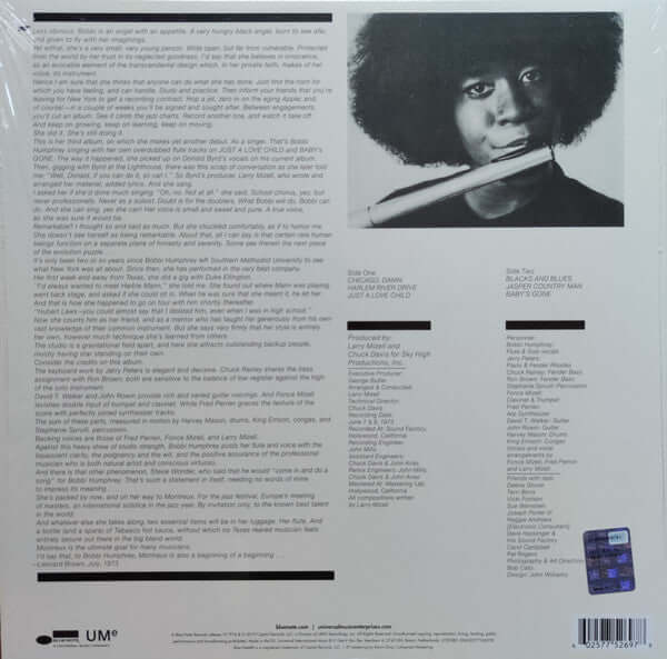 Bobbi Humphrey ~ Blacks And Blues (Vinyl) - Djungel & Jazz