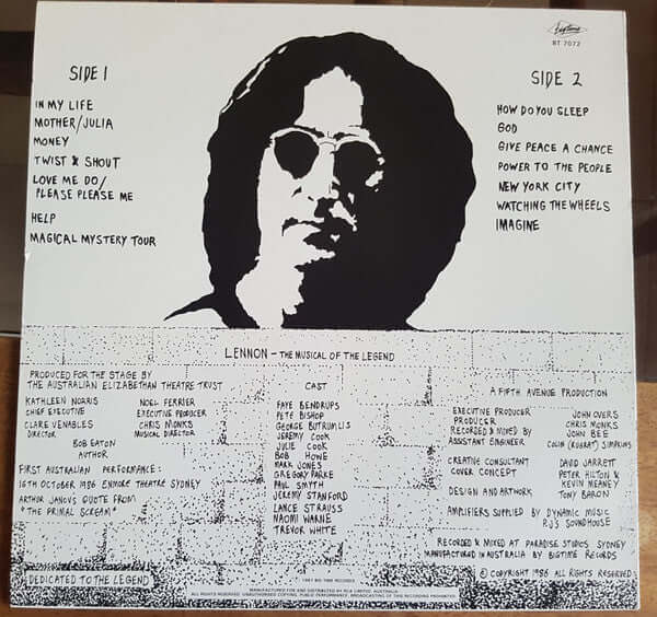 Various : Lennon (The Musical Of The Legend) (LP)