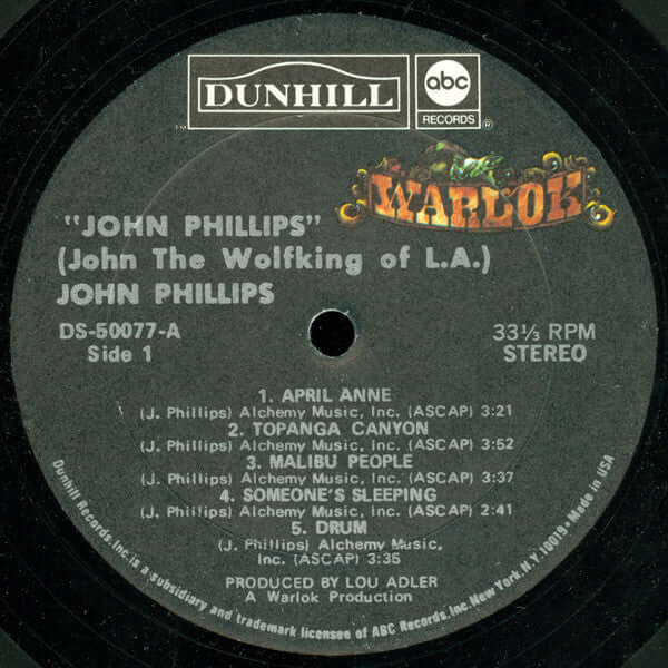 John Phillips : John Phillips (LP, Album)