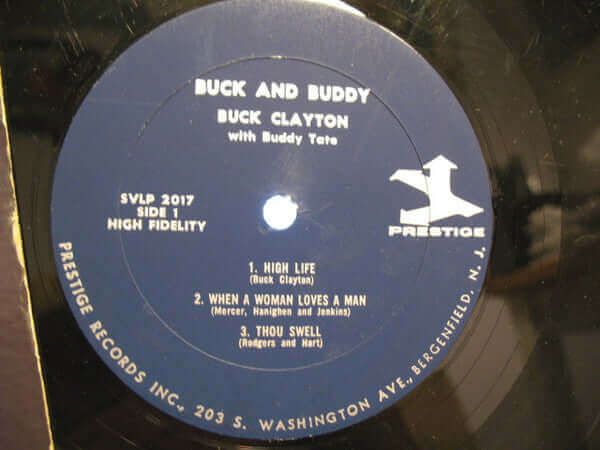 Buck Clayton & Buddy Tate : Buck & Buddy (LP, Album, Mono)