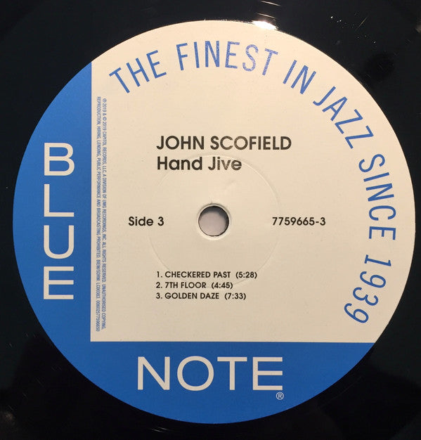 John Scofield : Hand Jive (2xLP, Album, RE, 180)