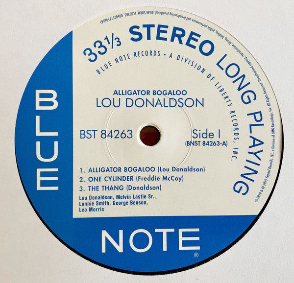 Lou Donaldson : Alligator Bogaloo (LP, Album, RE, 180)