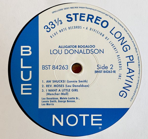 Lou Donaldson : Alligator Bogaloo (LP, Album, RE, 180)