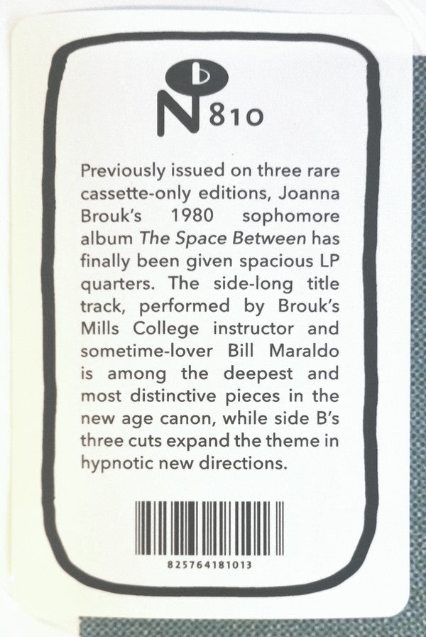 Joanna Brouk : The Space Between (LP, Album, RE)