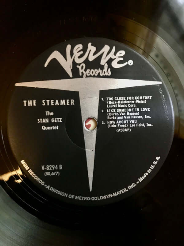 Stan Getz Quartet ~ The Steamer (Vinyl) - Djungel & Jazz