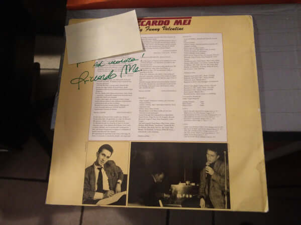 Riccardo Mei : My Funny Valentine (LP, Album)