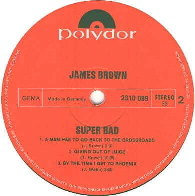 James Brown : Super Bad (LP, Album)
