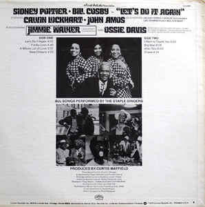 The Staple Singers : Let's Do It Again (Original Soundtrack) (LP, Album, San)