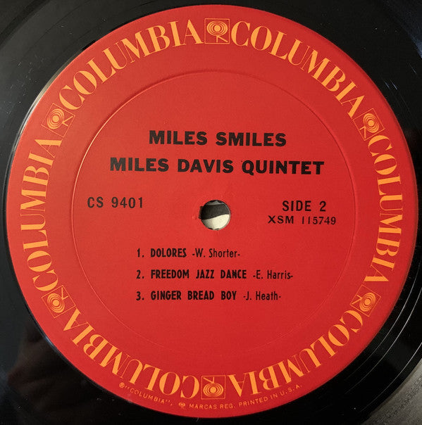 Miles Davis Quintet* : Miles Smiles (LP, Album, RE)